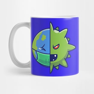 World Scare Corona Virus Cartoon (4) Mug